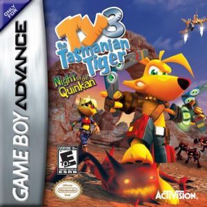 Ty the Tasmanian Tiger 3: Night of the Quinkan GBA ROM