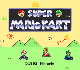 SUPER MARIO KART SNES ROM