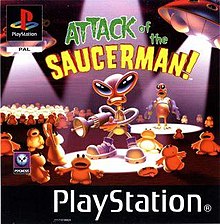 Attack of the Saucerman PlayStation (PS) ROM