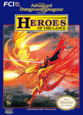 Advanced Dungeons & Dragons: Heroes of the Lance NES ROM