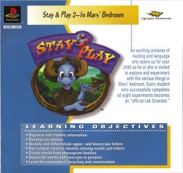 Mars Moose Stay and Play 2: In Mars’ Bedroom PlayStation (PS) ROM