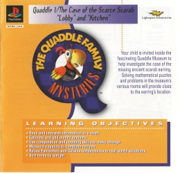 Quaddle 1/The Family Mysteries – The Case of the Scarce Scarab – Lobby – Kitchen PlayStation (PS) ROM