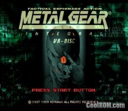 Metal Gear Solid: Integral – VR-Disc