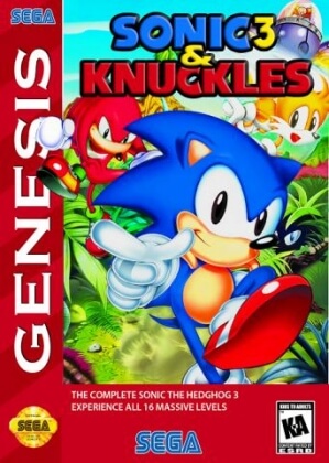 Sonic & Knuckles + Sonic the Hedgehog 3 Sega Genesis ROM