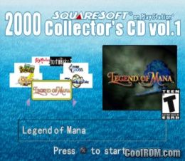 Squaresoft on PlayStation 2000 Collector’s CD Vol. 3