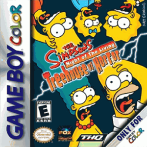 Simpsons, The – Night Of The Living Treehouse Of Horror GameBoy Color ROM