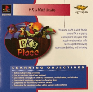 P.K.’s Math Studio 1 PlayStation (PS) ROM