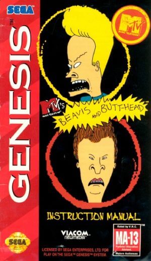 Beavis and Butt-Head Sega Genesis ROM