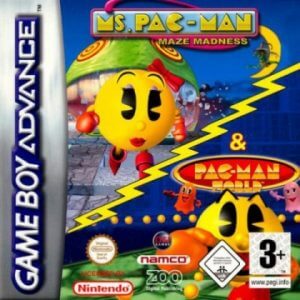 2 IN 1 – MS. PAC-MAN – MAZE MADNESS & PAC-MAN WORLD