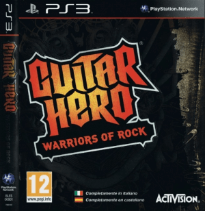 Guitar Hero: Warriors of Rock PS3 ROM