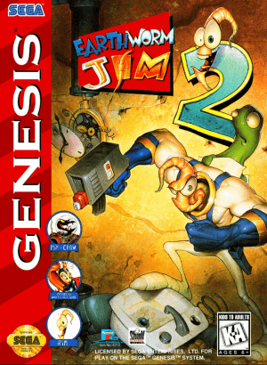 Earthworm Jim 2 Sega Genesis ROM