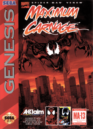 Spider-Man and Venom – Maximum Carnage Sega Genesis ROM