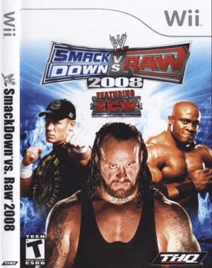 WWE Smackdown! vs. RAW 2008 Nintendo Wii ROM