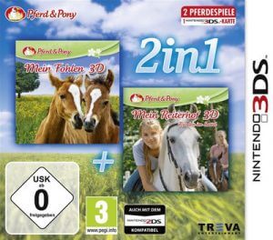 2in1 Horses 3D Vol.2 – Rivals in the Saddle and Jumping for the Team 3D Nintendo 3DS ROM