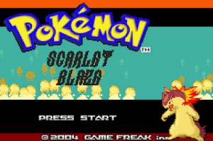 Pokemon Scarlet Blaze GBA ROM