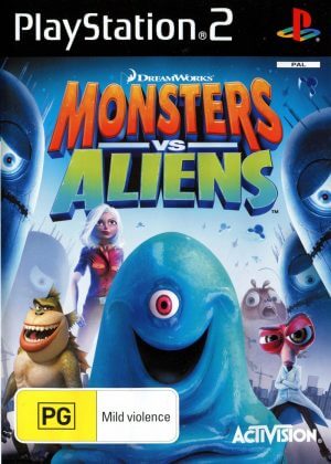 DreamWorks Monsters vs. Aliens PS2 ROM