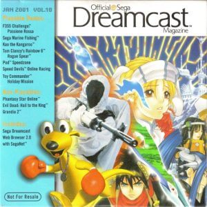 Official Sega Dreamcast Magazine Vol. 10: January 2001 Sega Dreamcast ROM