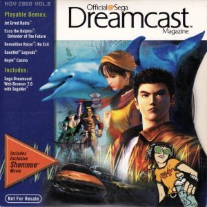 Official Sega Dreamcast Magazine Vol. 8: November 2000 Sega Dreamcast ROM