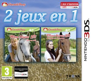 2in1 Horses 3D Vol.2: Rivals in the Saddle and Jumping for the Team 3D Nintendo 3DS ROM