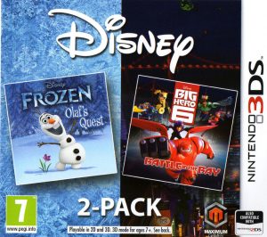 Disney 2-Pack: Frozen: Olaf’s Quest + Big Hero 6: Battle in the Bay Nintendo 3DS ROM