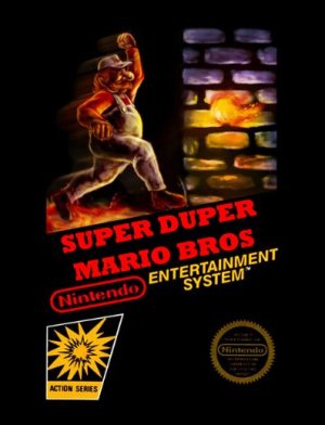 Super Duper Mario Brothers NES ROM