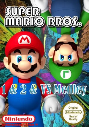 Super Mario Bros. – 1 & 2 & VS Medley NES ROM