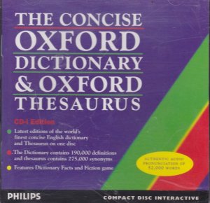 The Concise Oxford Dictionary & Oxford Thesaurus Philips CD-i ROM